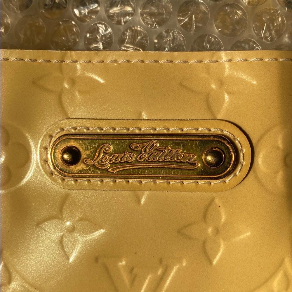Louis Vuitton Shiny Gold Monogram Satchel - Picture 10 of 14